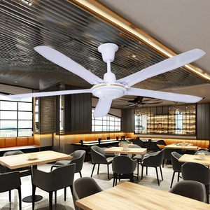 Ventilateur de plafond en cuivre de 56 pouces, 5 pales, commande numérique, classe d'efficacité énergétique, refroidissement de l'air, blanc, 100W, minuterie, usage domestique, cuivre pur - Product Image 5