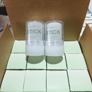 Etiqueta privada Alum Stick Potasio Alum Block Antitranspirante Piedra Cristal <span class=keywords><strong>Desodorante</strong></span> 100% Natural Unisex Alum OEM - Product Image 1