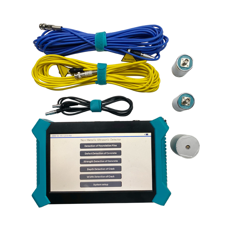 Ultrasónico de prueba para hormigón de prueba de integridad de
