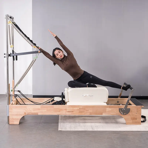 Nouveau design 2026 – Tour de Pilates en bois durable à prix abordable, demi-trapeze pour Reformer - Product Image 4