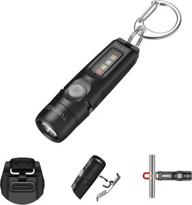 S15pro Keychain đèn pin <span class=keywords><strong>750</strong></span> lumen Cao EDC Túi Clip USB C có thể sạc lại mini nam châm thích hợp cho đi bộ đường dài cắm trại sửa chữa - Product Image 1