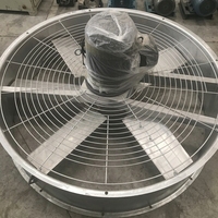 Ventilateur axial pour tour de refroidissement industrielle, pales en acier inoxydable, 16 pales, diamètre 100 % cuivre, moteur à roulement à billes, alimentation électrique
