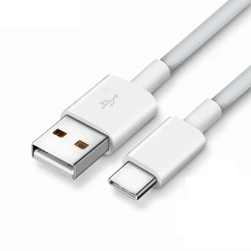 Custom wholesale PVC sheathing USB-A to USB C 3A type c fast Charger cable 3.0 type-C data usb cable