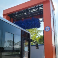 Machine de lavage de bus et camions Machine de nettoyage automatique de camion entièrement automatique Machine de lavage de voiture alternative