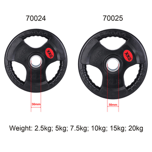 EIGFOH España Stock Juego de Discos de Pesas de Hierro Fundido Duraderos para Barra de 30/50mm, 2.5kg 5kg 7.5kg 10kg 15kg 20kg, Equipo de Fitness - Product Image 5