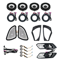 11 couleurs LED haut-parleur couverture pour BMW G20 nouvelle série 3 voiture milieu de gamme Tweeter HiFi musique stéréo klaxon lumière ambiante décorer Refit