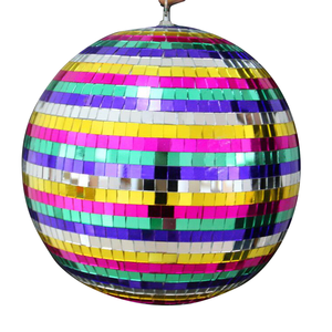 ลูกบอลแก้วเลเซอร์สีเงิน30ซม. แขวนวัสดุตกแต่งบ้านลูกบอลคริสต์มาสดิสโก้ใส - Product Image 4