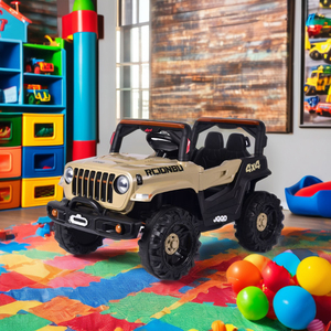 Cubierta para Auto de Juguete de 2 Plazas para Niños, Auto Eléctrico de 12V con Control Remoto para Padres, Música y Reproductor de MP3, Hecho de Plástico Resistente - Product Image 1