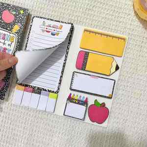 Teachers' Day Combination Sticky Note High Viscosity Colorful Memo <b>Pad</b> Customizable LOGO Hot Sale Promotion for Office Work - Product Image 6