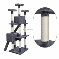 Meuble tour à gratter pour chat en sisal, moderne, multi-niveaux, en peluche douce, vente en gros OEM