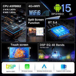 Nouvel Arrivage Autoradio Android 64 Go avec CarPlay Sans Fil, Aide au Recul et Amplificateur pour <span class=keywords><strong>VW</strong></span> Golf Polo Passat Jetta, Unité Centrale GPS - Product Image 5