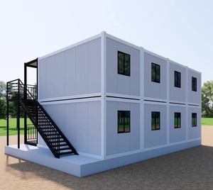 Contenedor de Acero Ignífugo de Ensamblaje Rápido LCL, Casa Contenedor Desmontable de Montaje Rápido con Diseño Moderno de Mediados de Siglo para Uso en Oficinas - Product Image 3