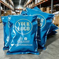 Sac postal personnalisé KD4 ECO, nouvelle enveloppe d'expédition en plastique épais, emballage pour colis, sacs postaux bleus en polyéthylène pour vêtements