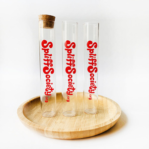 Ống Nghiệm Thủy Tinh Trong Suốt 10Ml 20Ml 25Ml 30Ml 50Ml 60Ml Có Nắp Nút Chai Hoặc Nút Chặn - Product Image 3