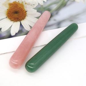 Energinox Natural Pink Kristall Jade Gua Sha Board Set Fuß massage Board Massage Roller Set - Product Image 5