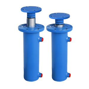 Cylindre hydraulique à bride supérieure de 50 tonnes de poussée, personnalisable pour machines industrielles, avec pression de service de 25 MPa et course - Product Image 5