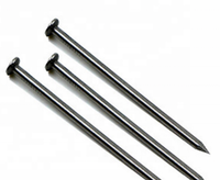 Clous en acier galvanisé à chaud, tête standard, calibre 2, tige lisse, haute résistance, pour clôtures extérieures, coffrage en béton, emballés en carton