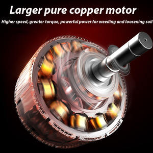 プロ用24V/48Vリチウム芝刈り機 & ティーピッカーコンボカット草 & 小枝商用ブラシカッター - Product Image 6