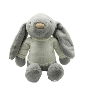 <span class=keywords><strong>Peluche</strong></span> di <span class=keywords><strong>Coniglio</strong></span> <span class=keywords><strong>Grigio</strong></span> Cartoonesco con Imbottitura in Cotone PP, Produttori di Giocattoli di Dongguan, 31cm-50cm, Giocattolo per Bambini (4-6 Anni) - Product Image 6