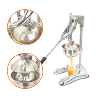 Presse-Agrumes Manuel Portable en Acier Inoxydable, Pressoir Extracteur de Jus pour Fruits et Légumes, Direct Usine