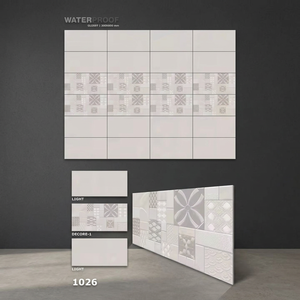 Precio de fábrica 300x600mm Azulejos de pared de cerámica digital 12x24 Nuevo diseño con zócalo personalizado para interiores Azulejo de porcelana - Product Image 3
