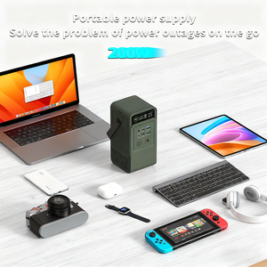 สถานีพลังงานแบบพกพา ชาร์จไฟได้ 200W ลิเธียมไอออน MPPT คลื่นไซน์บริสุทธิ์ 60000mAh ได้รับการรับรองมาตรฐาน CE ชาร์จเร็วด้วยพลังงานแสงอาทิตย์ - Product Image 3