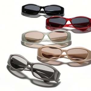 Gafas de Sol Deportivas con Marco Pequeño para Mujer, Diseño Personalizado con Logotipo 2025, Protección UV400, Estilo Punk Y2K, Gafas de Ciclismo para Hombre - Product Image 3