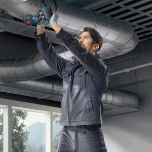 [T.BUC] ODM Marca coreana () 3D Codo de rodilla articulado Patrón Ajuste flexible Ropa DE TRABAJO Chaqueta Uniforme industrial - Product Image 5