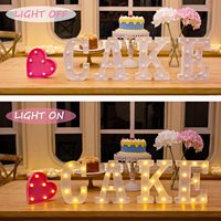 Fabricant de lettres et chiffres de chapiteau lumineux Alphabet géant à DEL avec ampoules pour mariage ou fête