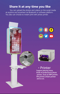Cabina de Fotos DSLR con Espejo Mágico de Autoservicio para Eventos y Fiestas de Bodas, con Pantalla Táctil de 21.5 Pulgadas y Luz de Flash Integrada - Product Image 4
