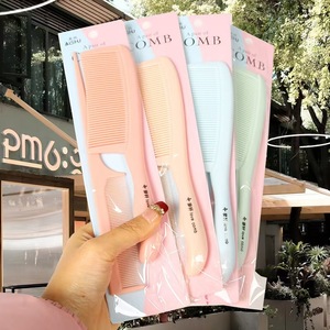 Wheat Scented Double Comb Plastic <b>Round</b> <b>Brush</b> For Hair Care Beauty Multifunction Solid Color Headdress - Product Image 1