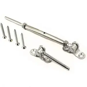 180 Degree Adjustable Toggle Turnbuckle And End Tensioner Fittings With Screws For Cable Railing Systems
