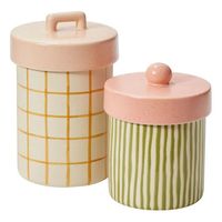 Pot à biscuits créatif personnalisé avec couvercle, boîte de rangement alimentaire en porcelaine découpée