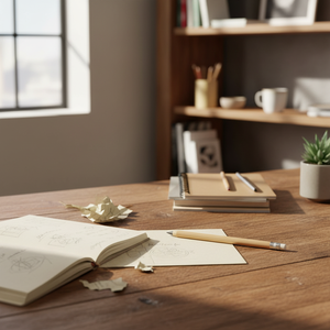 Penna di bambù senza inchiostro più accessori per scrivere senza inchiostro - Product Image 3