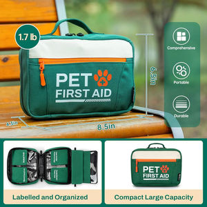 Trousse de premiers soins pour animaux de compagnie Ori-Power, fournitures médicales d'urgence pour chiens et chats, essentiels de sécurité pour les voyages et la maison - Product Image 4