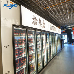 Ticari soğuk depolama odası ekran abd'de cam kapi ile soğutucuda yürümek - Product Image 3