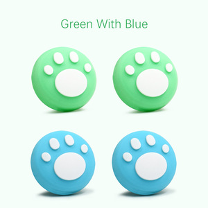 ปุ่ม Joy-CON ซิลิโคนรูปอุ้งเท้าแมวสำหรับ Nintendo Switch Controller อะไหล่ฝาครอบจอยสติ๊ก - Product Image 4