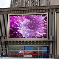 Installation fixe HD extérieur SMD 32*16 panneau d'écran d'affichage à LED P10P8P6P5 panneau d'affichage numérique vidéo à LED publicité extérieure