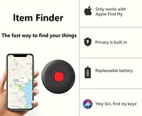 Localizador GPS para Rastrear Objetos, Paquete de 4, Compatible con la Aplicación Find My de iOS, para Llaves/Equipaje/Maletas, con Llamada de Emergencia SOS, Resistente al Agua IP67