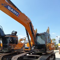 Excavatrice sur chenilles Sany SY235H d'occasion, godet de 1,2 m, poids opérationnel de 23,5 tonnes, pelleuse d'origine chinoise pour travaux de terrassement et de construction