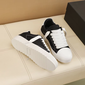 Top Luxury Designer Sneakers NM Home Four Seasons Canvas Lace <b>Shoes</b> with <b>Height</b> <b>Increase</b> Thick Bottom Solid Color Pattern Couple - Product Image 4