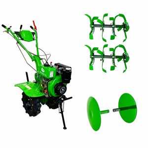 BOKETE - Motocultor Diésel de 10 HP con Caja de Cambios, Mini Motocultor de Alta Productividad para Uso en Campos Agrícolas, Jardines y Patios Traseros, Fácil de Operar - Product Image 1
