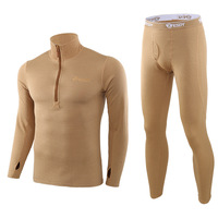 Promotion Fleece Training Sport Erwachsene Herren Wolle Thermo Langarm hemden Unterwäsche