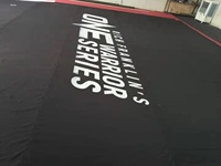 Couverture de sol en toile pour accessoires de coussinets d'angle de ring de boxe
