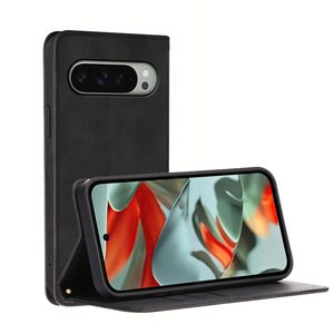 Fundas para Teléfono al por Mayor de Fábrica para <span class=keywords><strong>Google</strong></span> <span class=keywords><strong>Pixel</strong></span> 10/9/8/7/<span class=keywords><strong>6</strong></span>, Funda Protectora Tipo Cartera con Tapa Magnética de Cuero PU Resistente - Product Image 3