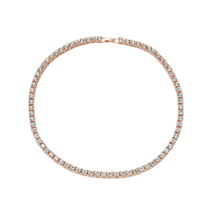 Cadena Helada con Collar de Tenis de <span class=keywords><strong>Oro</strong></span> con una Hilera de Diamantes - Product Image 3