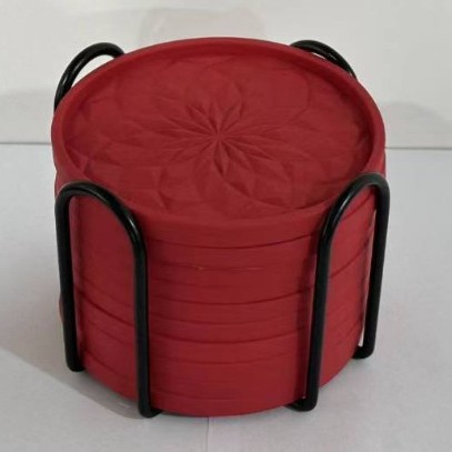 Posavasos Red-10 + soporte de hierro