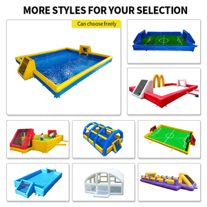 Terrain de football <span class=keywords><strong>gonflable</strong></span> commercial extérieur en bâche PVC, aire de saut <span class=keywords><strong>pour</strong></span> enfants et <span class=keywords><strong>adultes</strong></span>, château <span class=keywords><strong>gonflable</strong></span> AirFunPro Soapy Castle - Product Image 6
