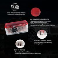 Lampe de porte de voiture Logo Led Ghost Projector Welcome Lamp pour Mercedes Benz C E GL GLA GLC GLE W176 W205 W213 Accessoires