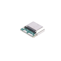 Connecteur femelle USB Type-C pour carte PCB, 4 broches, résistances de rappel intégrées doubles 5,1 kΩ, charge rapide PD + câble de transfert de données